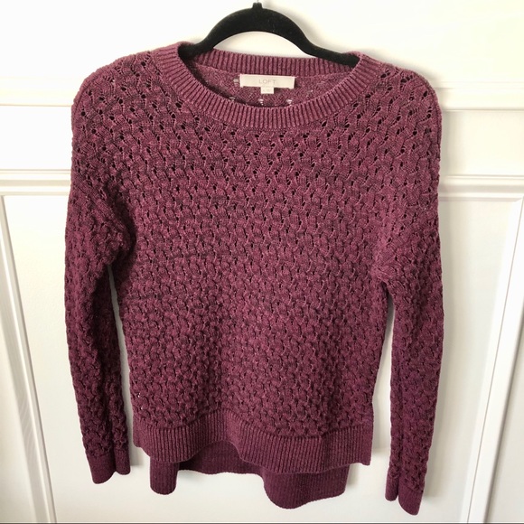 Pretty Plum Sweater - Picture 2 of 5